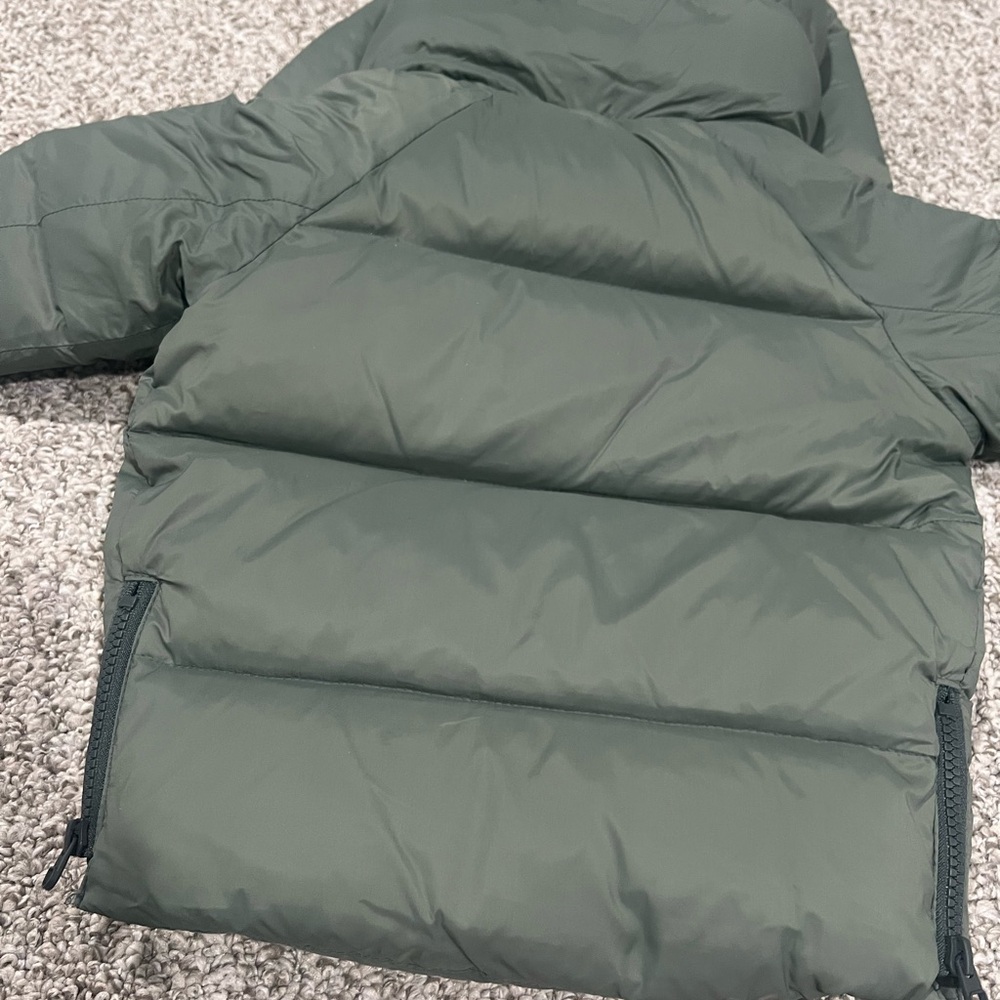 Zara Kids Puff Jacket in Olive Green - Picture 10 of 12
